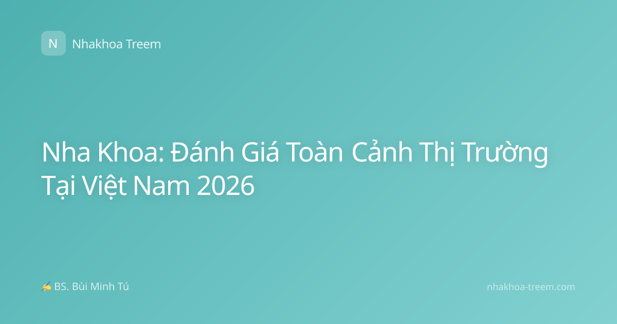 Nha Khoa: Đánh Giá Toàn Cảnh Thị Trường Tại Việt Nam 2026